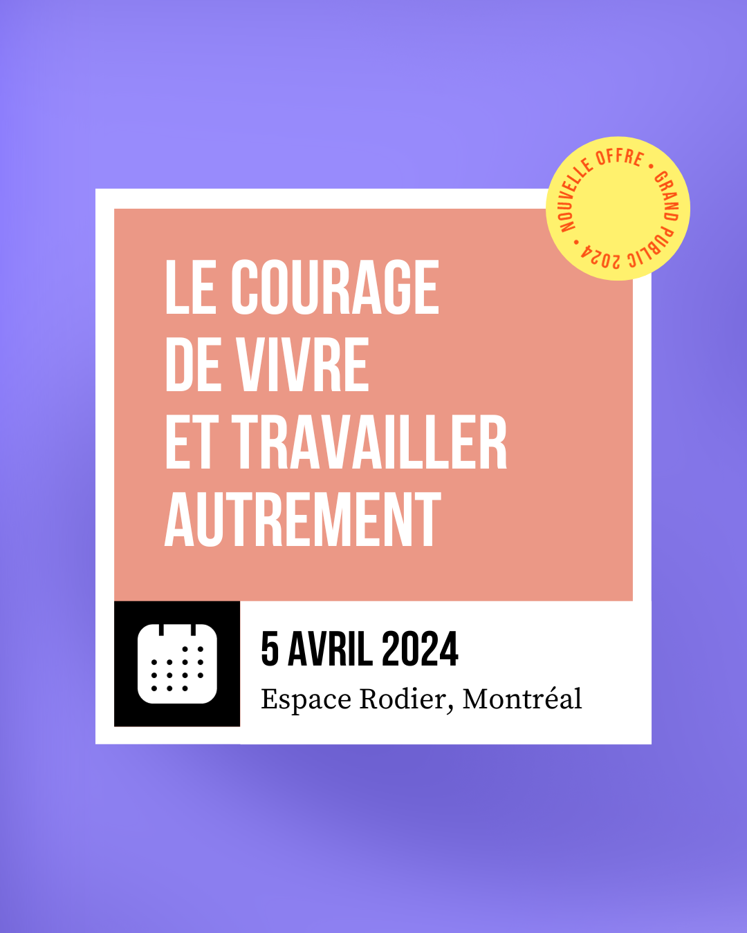 Montreal vivre et sale travailler